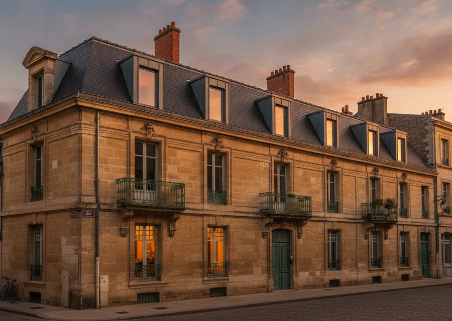 Toiture installée par un couvreur à Bordeaux